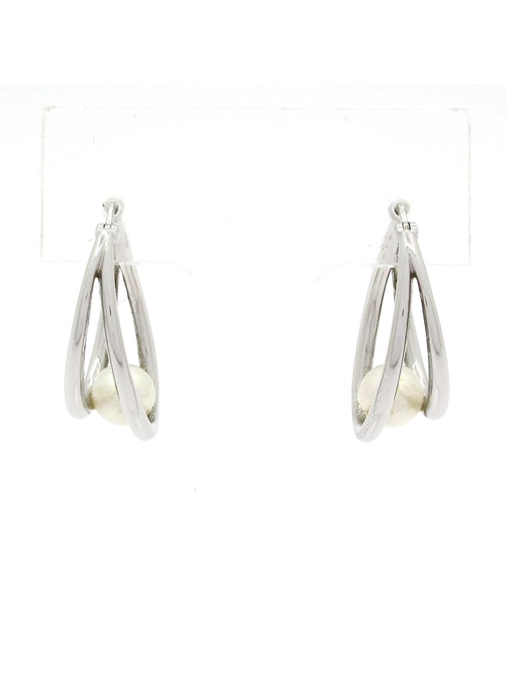 Mikimoto Silver 18K White Gold Pearl #302302M78B